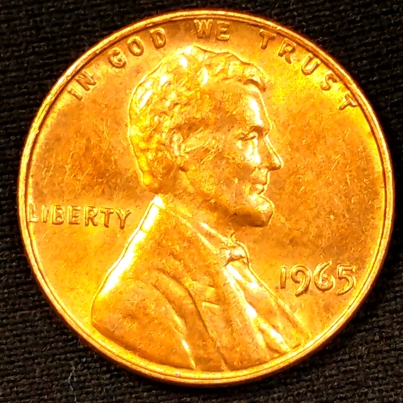 🔥1965 P Lincoln Penny,🔥 In Absolutely Brilliant Condition👏 - Picture 4 of 9